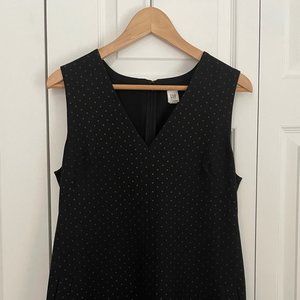 GAP Printed Black Jumper Dress